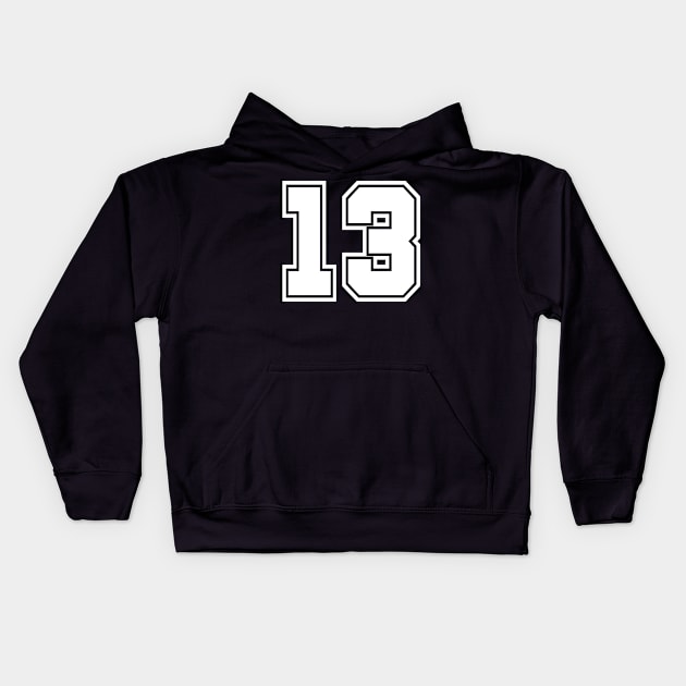 Number 13 Kids Hoodie by PR Hub